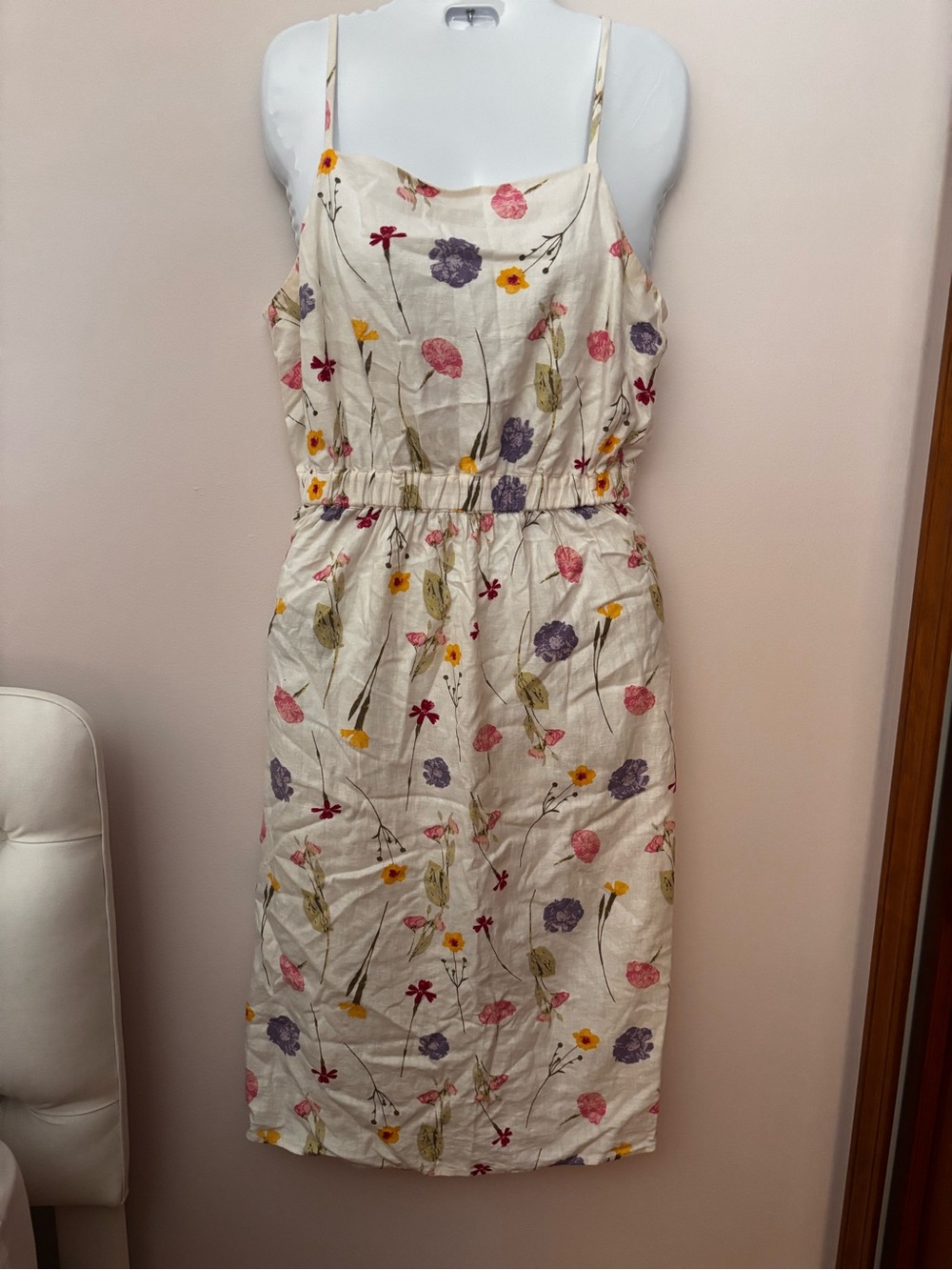 Loft linen floral dress